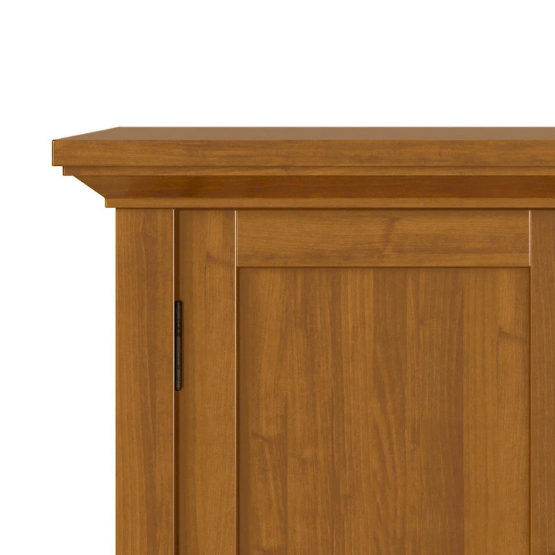Meuble de rangement bas de transition en BOIS MASSIF 32 pouces WYNDENHALL Mansfield - 32 larg. x 14 prof. x 31 haut.