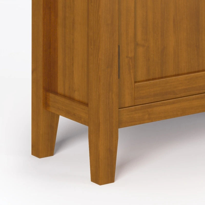 Meuble de rangement bas de transition en BOIS MASSIF 32 pouces WYNDENHALL Mansfield - 32 larg. x 14 prof. x 31 haut.