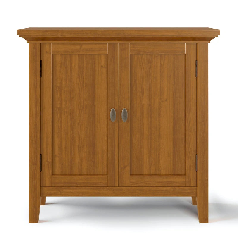 Meuble de rangement bas de transition en BOIS MASSIF 32 pouces WYNDENHALL Mansfield - 32 larg. x 14 prof. x 31 haut.