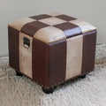 Pouffe de rangement carré Carmel International Caravan