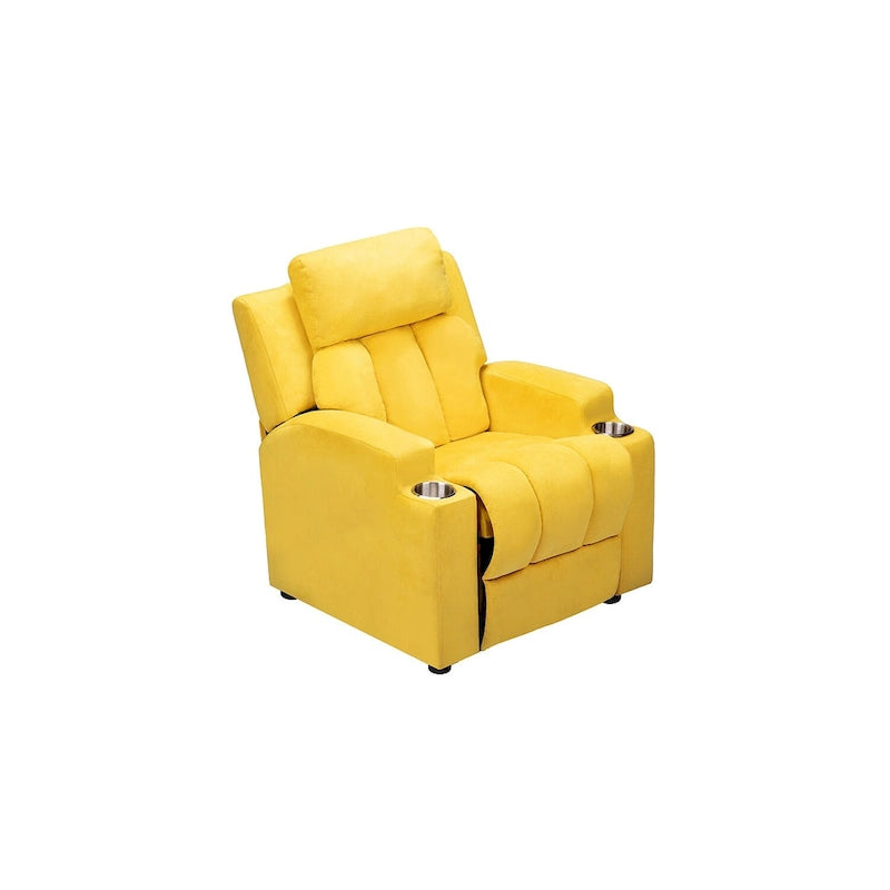 Sièges Magiques pour Super-Héros et Princesses, Fauteuil Inclinable Super Deluxe pour Enfants avec Repose-Pieds, Appui-Tête, 2 Porte-Gobelets