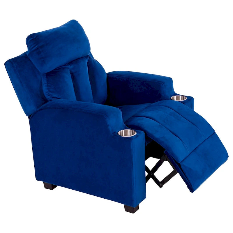 Sièges Magiques pour Super-Héros et Princesses, Fauteuil Inclinable Super Deluxe pour Enfants avec Repose-Pieds, Appui-Tête, 2 Porte-Gobelets