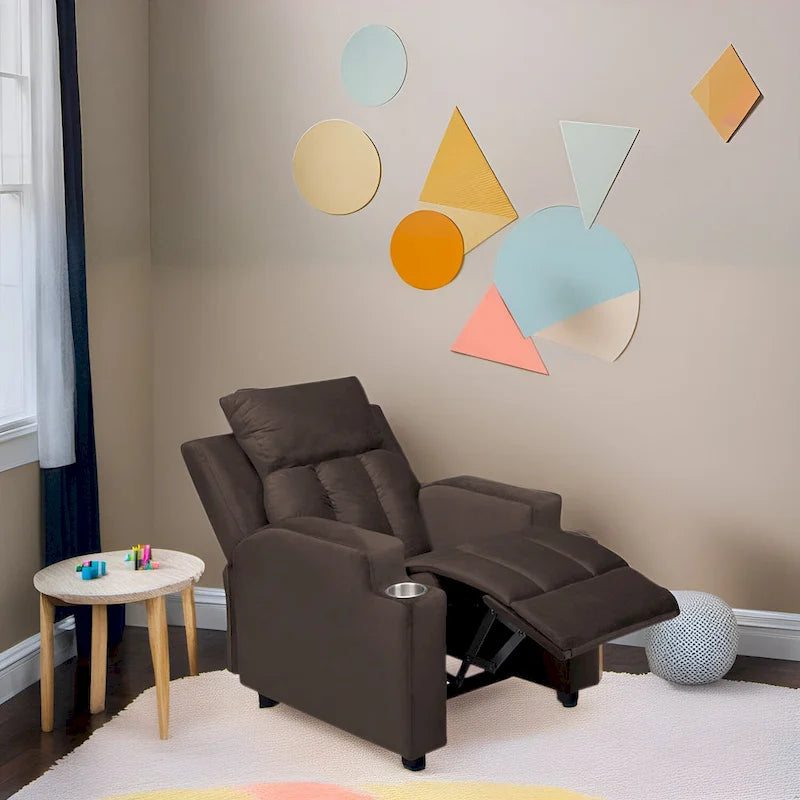 Sièges Magiques pour Super-Héros et Princesses, Fauteuil Inclinable Super Deluxe pour Enfants avec Repose-Pieds, Appui-Tête, 2 Porte-Gobelets