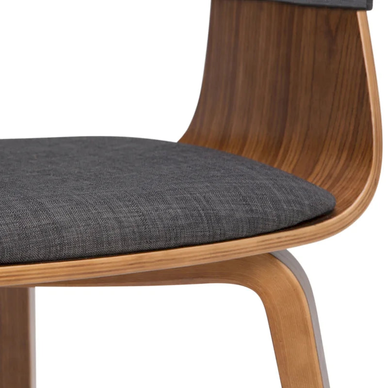 WYNDENHALL Calinda Chaise de salle à manger individuelle en bois courbé de style milieu de siècle - 20,5 larg. x 21,7 prof. x 30,9 haut.