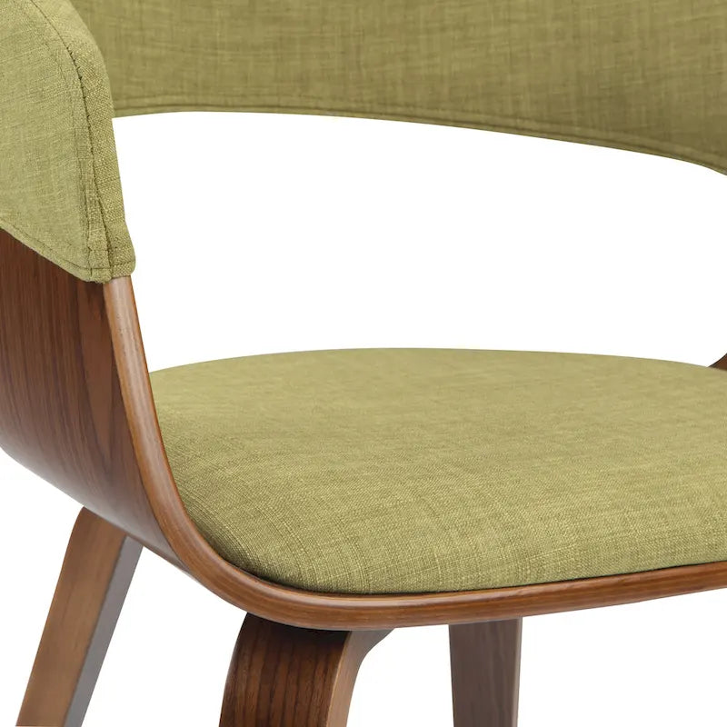 WYNDENHALL Calinda Chaise de salle à manger individuelle en bois courbé de style milieu de siècle - 20,5 larg. x 21,7 prof. x 30,9 haut.