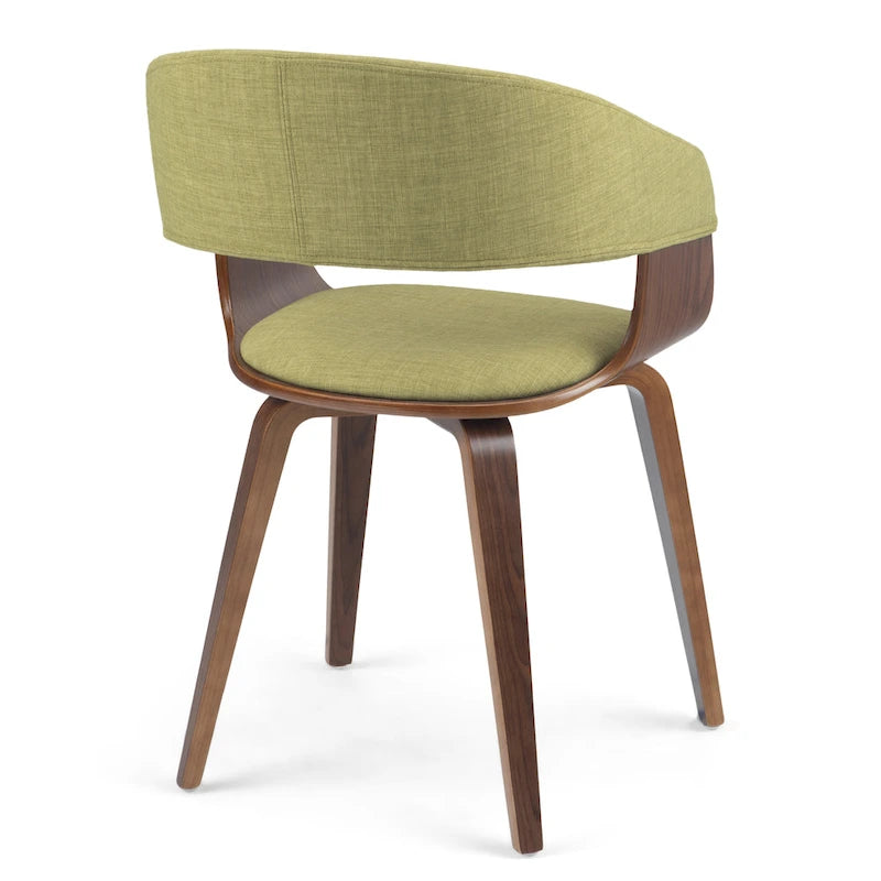 WYNDENHALL Calinda Chaise de salle à manger individuelle en bois courbé de style milieu de siècle - 20,5 larg. x 21,7 prof. x 30,9 haut.
