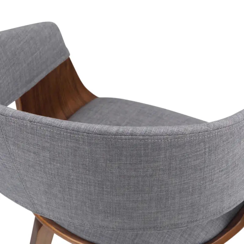 WYNDENHALL Calinda Chaise de salle à manger individuelle en bois courbé de style milieu de siècle - 20,5 larg. x 21,7 prof. x 30,9 haut.