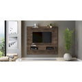 Meuble TV Midtown Concept à 2 étagères en bois composite de 70 pouces pour écrans plats