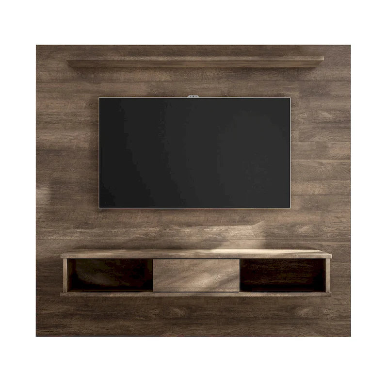 Meuble TV Midtown Concept à 2 étagères en bois composite de 70 pouces pour écrans plats