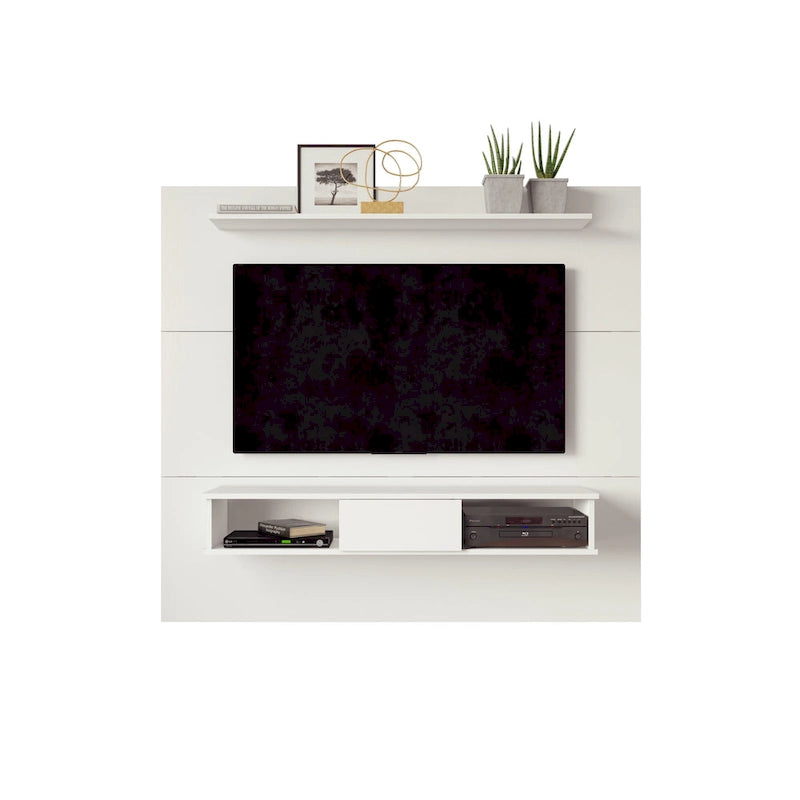 Meuble TV Midtown Concept à 2 étagères en bois composite de 70 pouces pour écrans plats