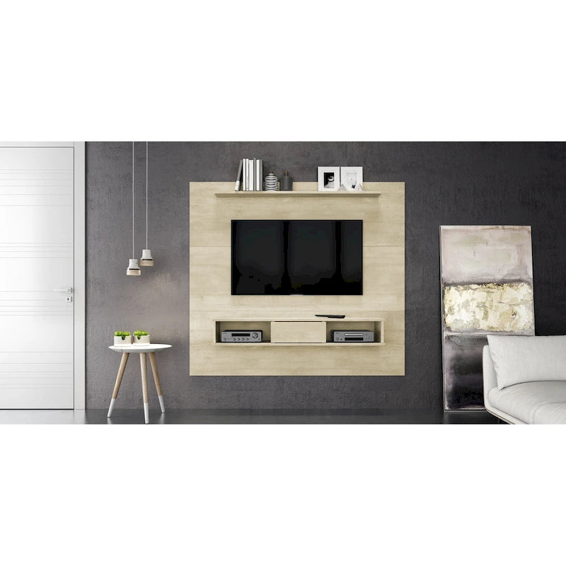 Meuble TV Midtown Concept à 2 étagères en bois composite de 70 pouces pour écrans plats