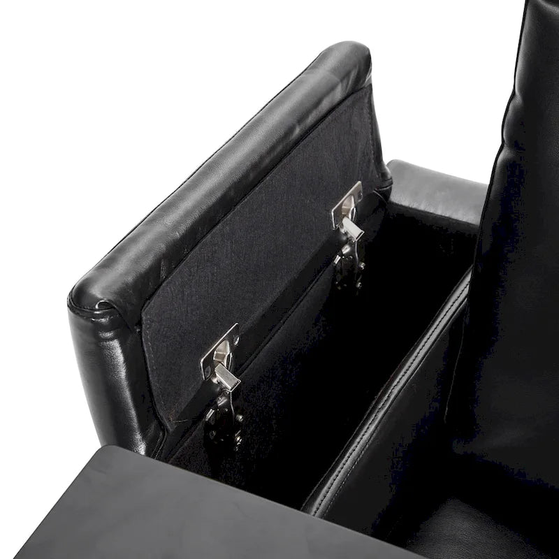 Fauteuil inclinable Nestfair Power Motion avec 2 porte-gobelets et tablette pivotante à 360°
