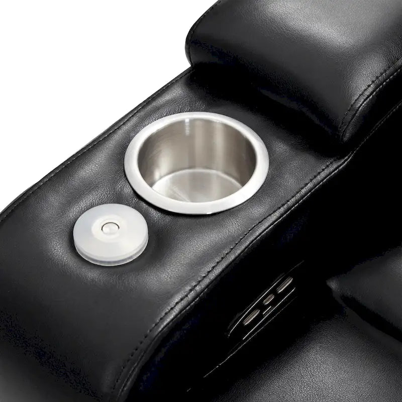 Fauteuil inclinable Nestfair Power Motion avec 2 porte-gobelets et tablette pivotante à 360°