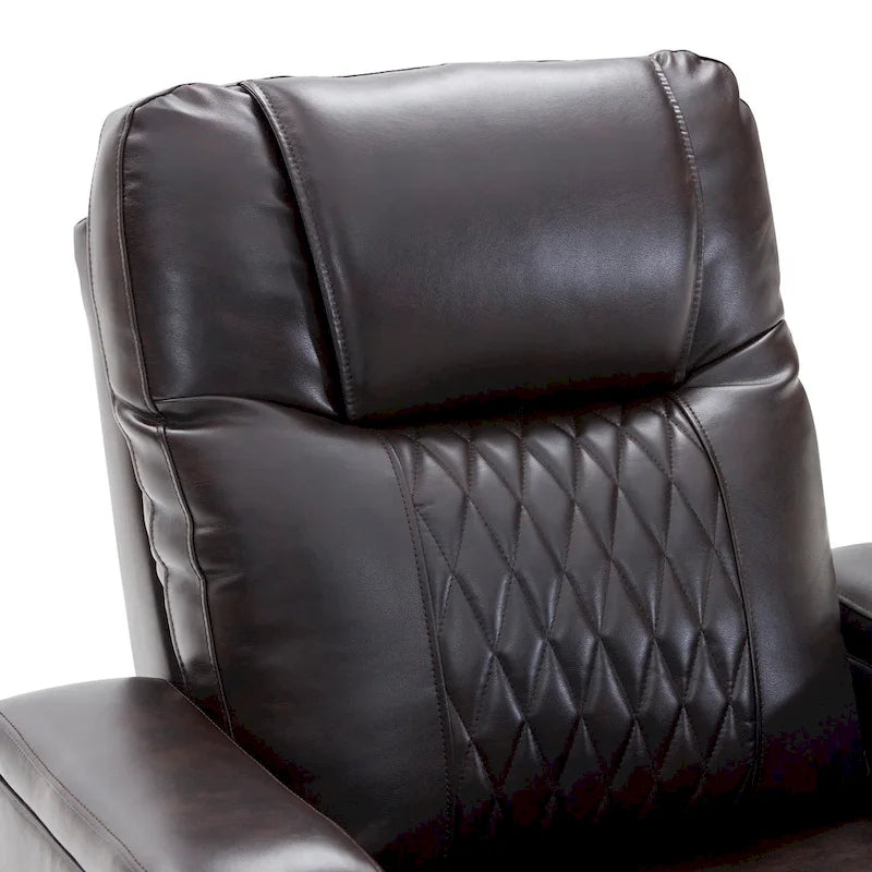 Fauteuil inclinable Nestfair Power Motion avec 2 porte-gobelets et tablette pivotante à 360°