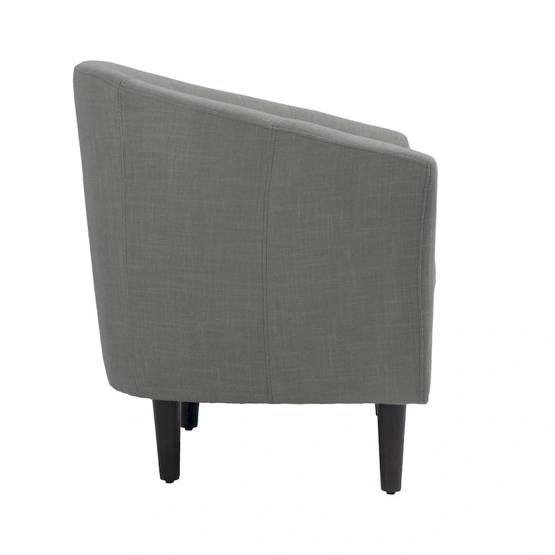 Fauteuils d'appoint modernes en forme de tonneau, Fauteuils club confortables