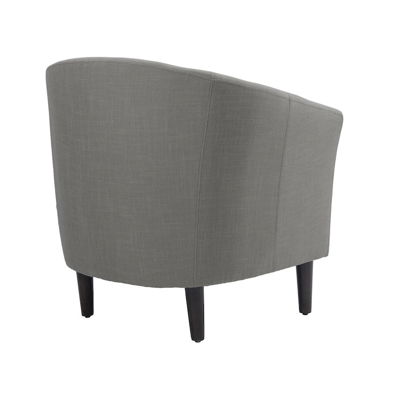 Fauteuils d'appoint modernes en forme de tonneau, Fauteuils club confortables