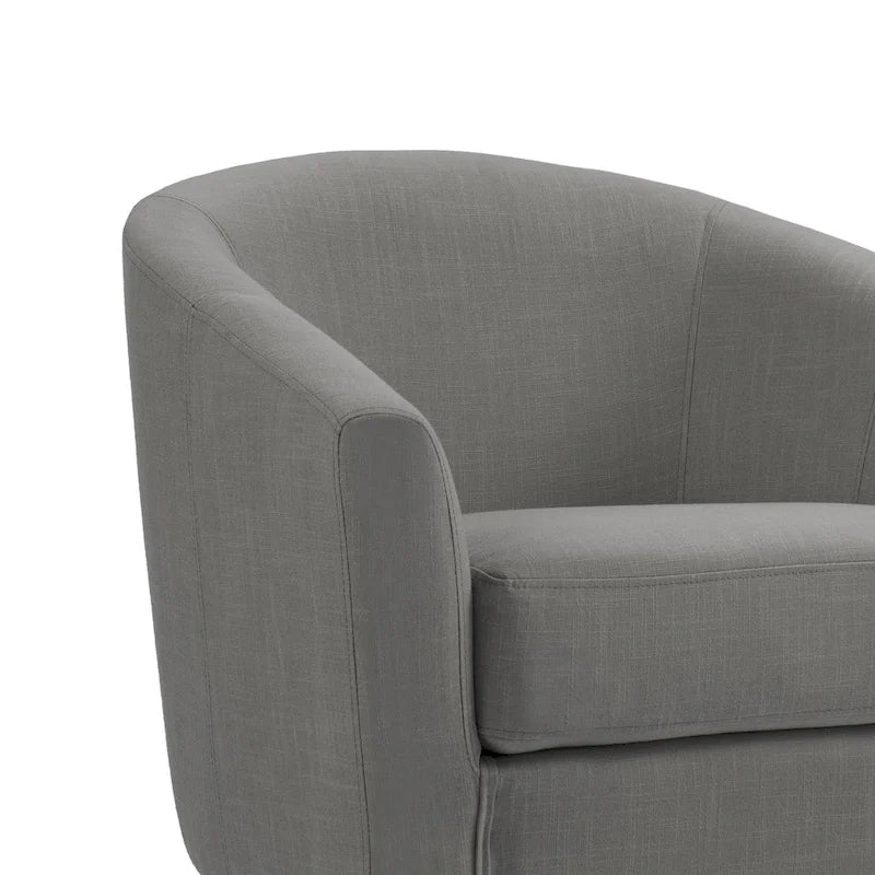 Fauteuils d'appoint modernes en forme de tonneau, Fauteuils club confortables