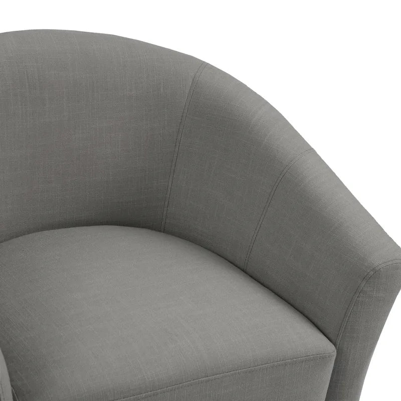 Fauteuils d'appoint modernes en forme de tonneau, Fauteuils club confortables