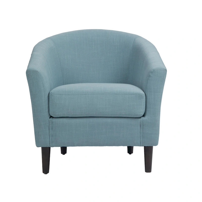 Fauteuils d'appoint modernes en forme de tonneau, Fauteuils club confortables