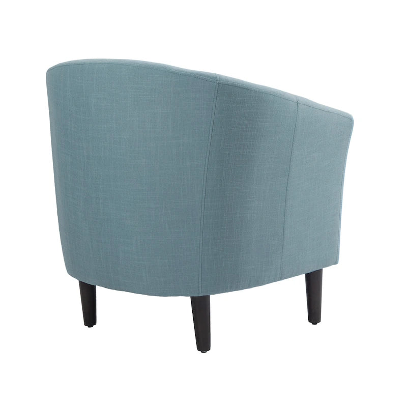 Fauteuils d'appoint modernes en forme de tonneau, Fauteuils club confortables