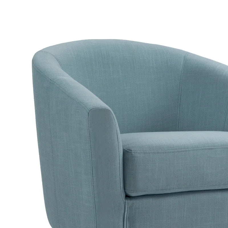 Fauteuils d'appoint modernes en forme de tonneau, Fauteuils club confortables