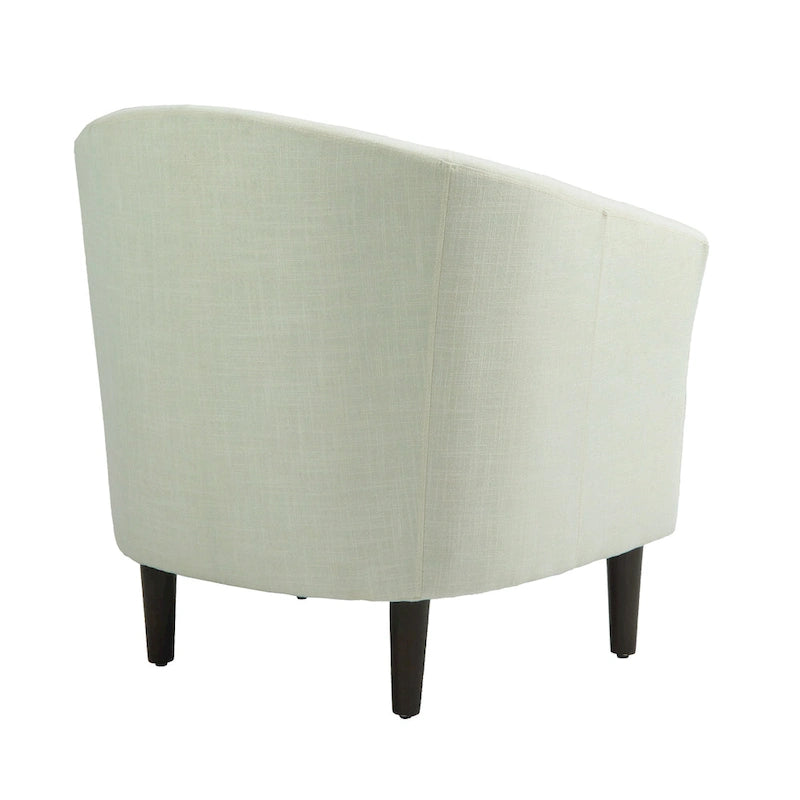 Fauteuils d'appoint modernes en forme de tonneau, Fauteuils club confortables