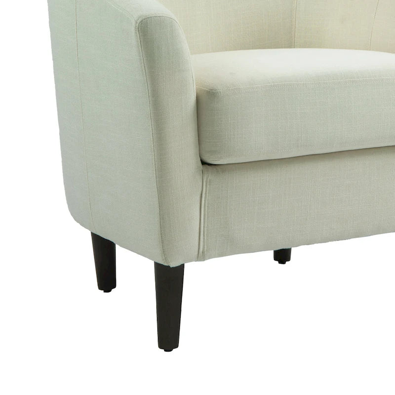 Fauteuils d'appoint modernes en forme de tonneau, Fauteuils club confortables