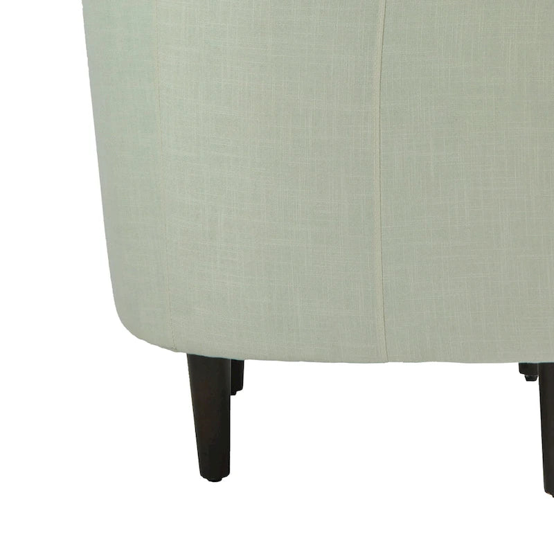 Fauteuils d'appoint modernes en forme de tonneau, Fauteuils club confortables
