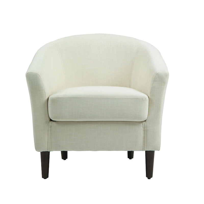 Fauteuils d'appoint modernes en forme de tonneau, Fauteuils club confortables