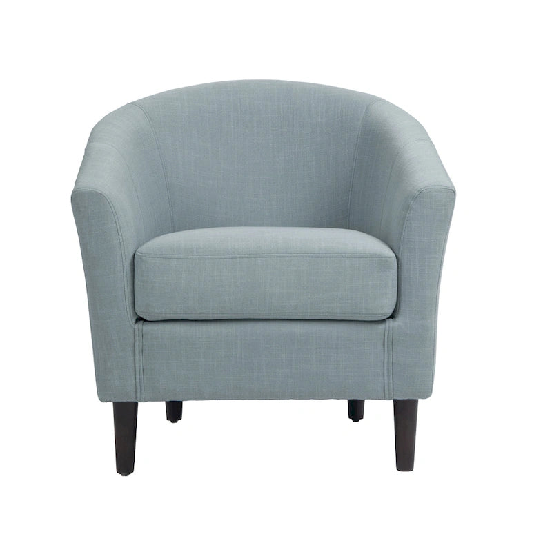 Fauteuils d'appoint modernes en forme de tonneau, Fauteuils club confortables