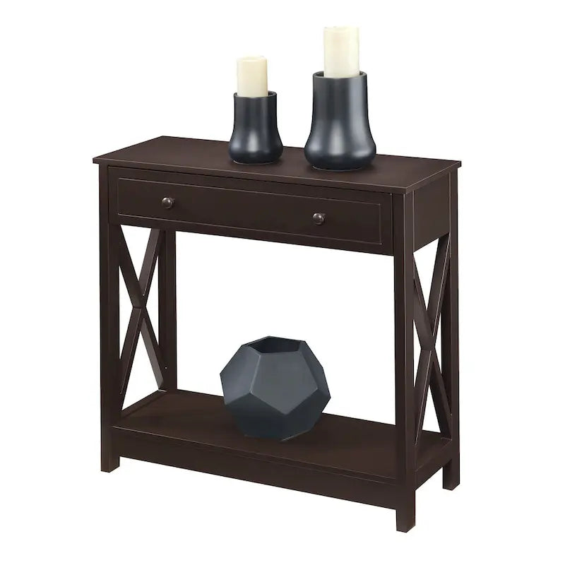 Console d'entrée/couloir à 1 tiroir et étagère Oxford de Convenience Concepts