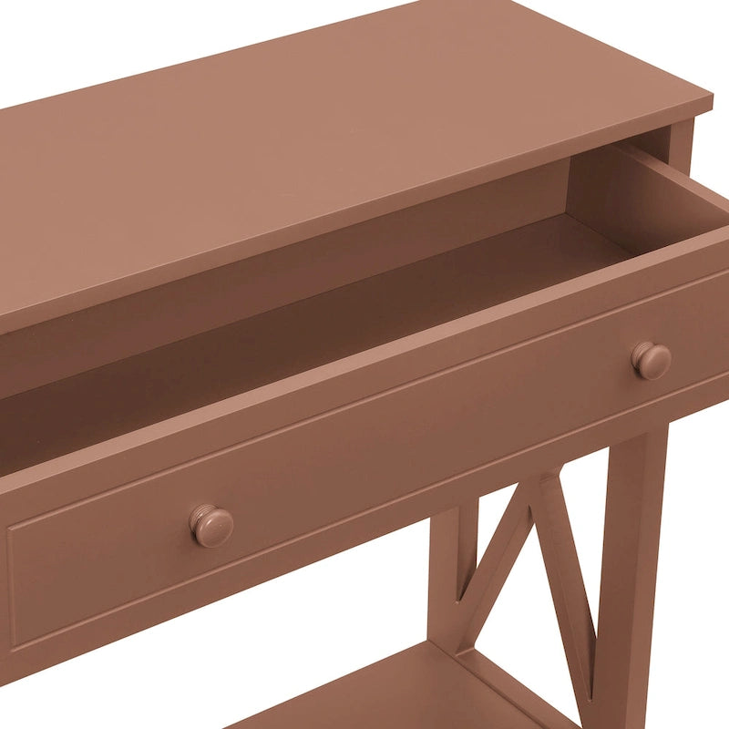 Console d'entrée/couloir à 1 tiroir et étagère Oxford de Convenience Concepts