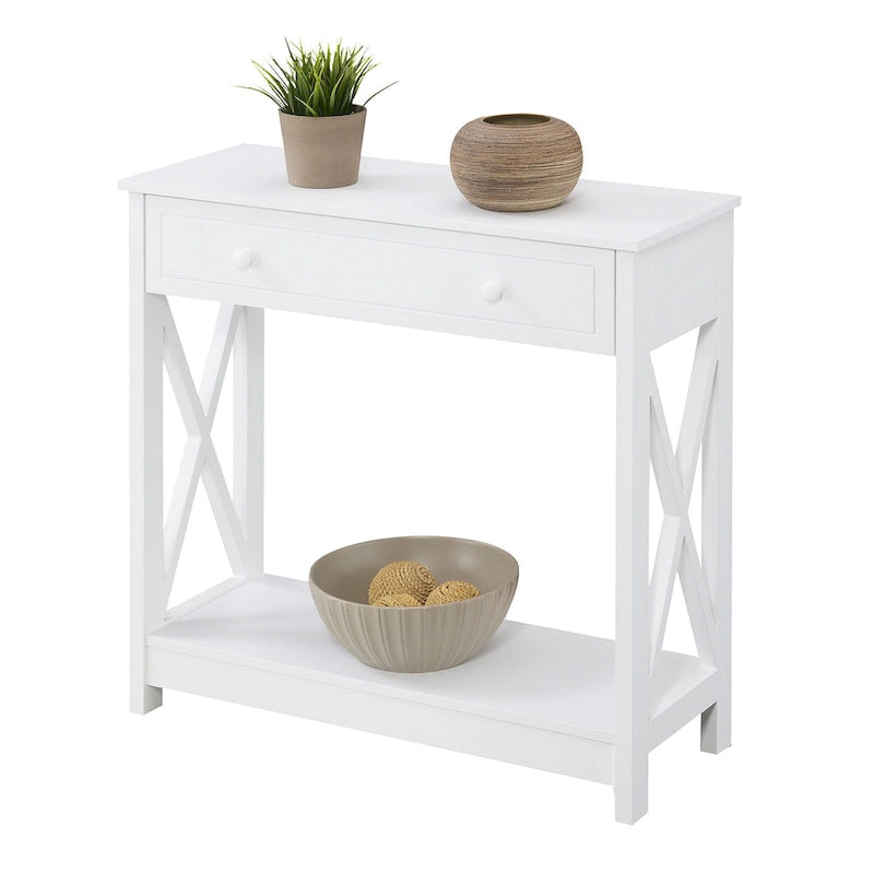 Console d'entrée/couloir à 1 tiroir et étagère Oxford de Convenience Concepts