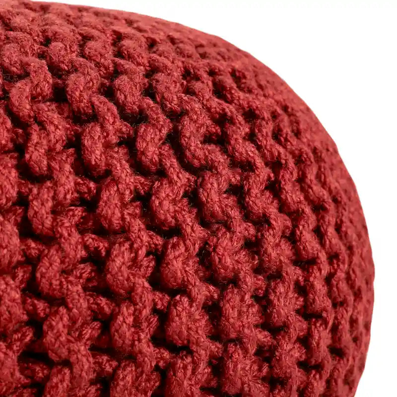 Pouf rond Asilah d'intérieur et d'extérieur - 20x20x14
