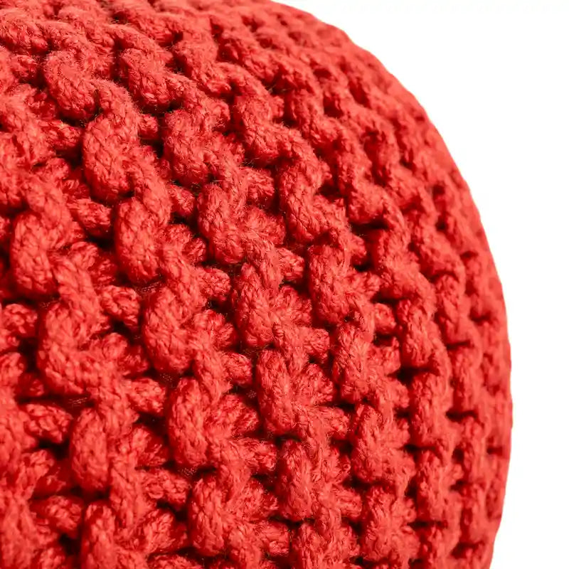 Pouf rond Asilah d'intérieur et d'extérieur - 20x20x14