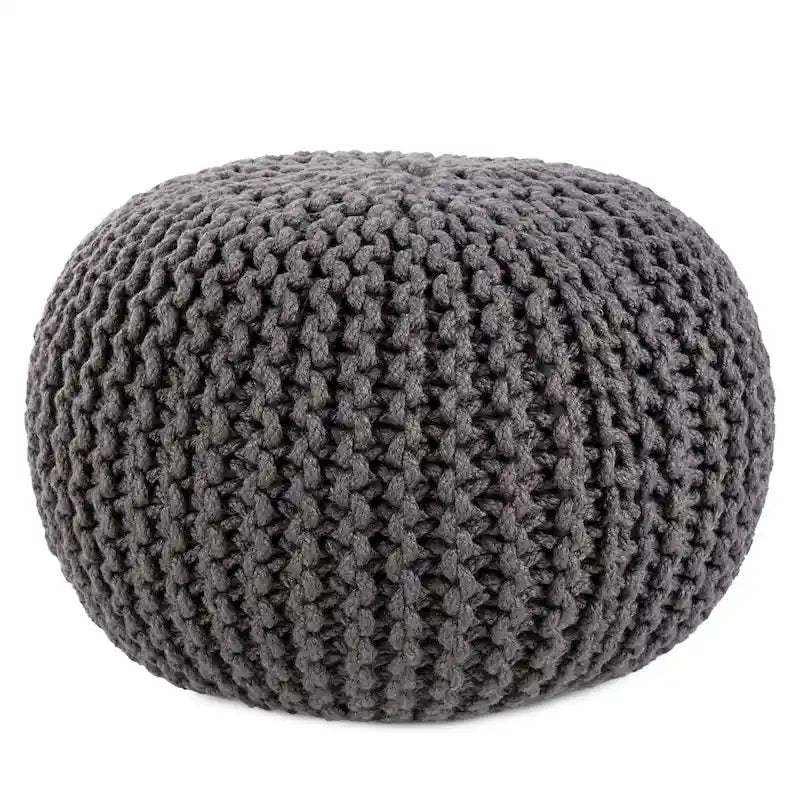 Pouf rond Asilah d'intérieur et d'extérieur - 20x20x14