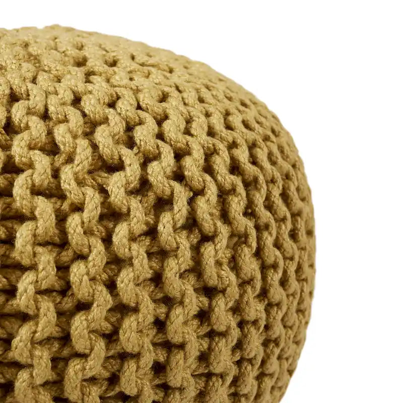 Pouf rond Asilah d'intérieur et d'extérieur - 20x20x14