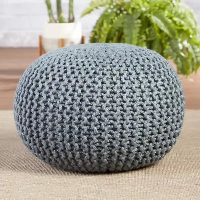 Pouf rond Asilah d'intérieur et d'extérieur - 20x20x14