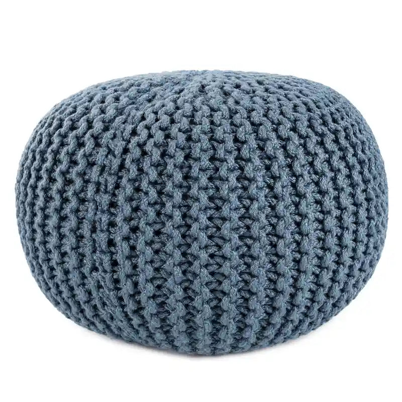 Pouf rond Asilah d'intérieur et d'extérieur - 20x20x14
