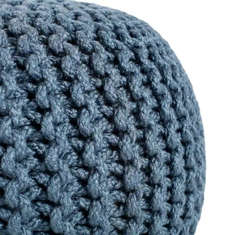 Pouf rond Asilah d'intérieur et d'extérieur - 20x20x14