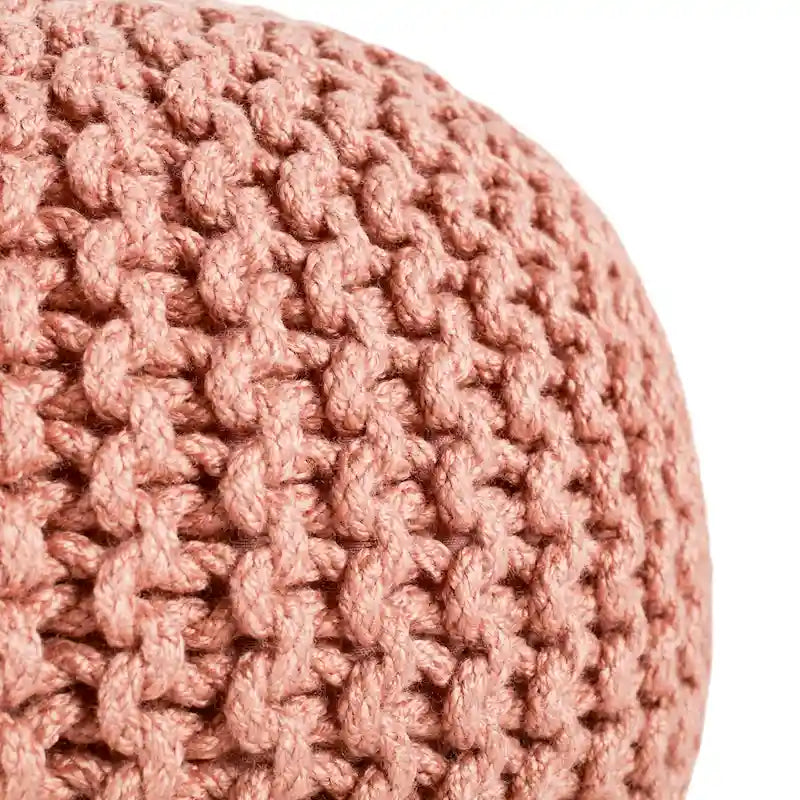 Pouf rond Asilah d'intérieur et d'extérieur - 20x20x14