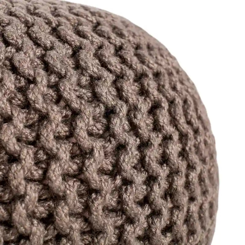 Pouf rond Asilah d'intérieur et d'extérieur - 20x20x14
