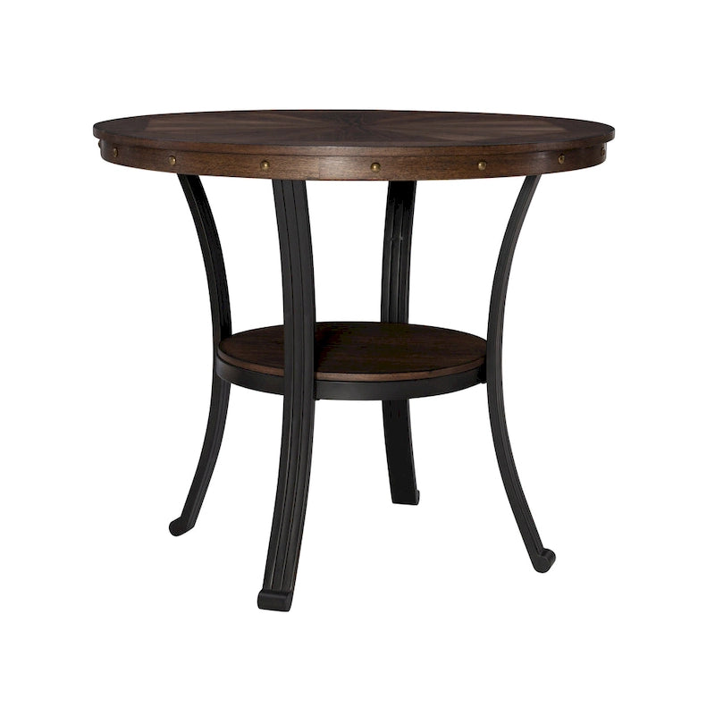 Table de comptoir industrielle ronde Franklin