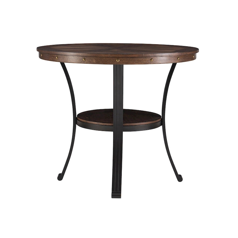 Table de comptoir industrielle ronde Franklin
