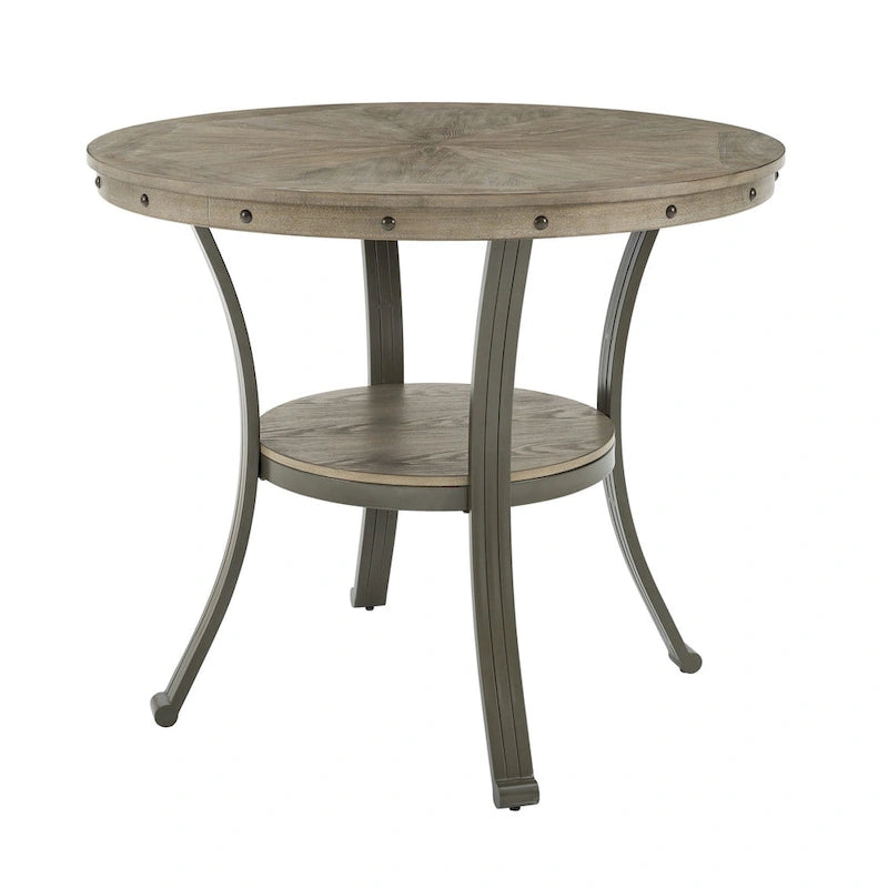 Table de comptoir industrielle ronde Franklin