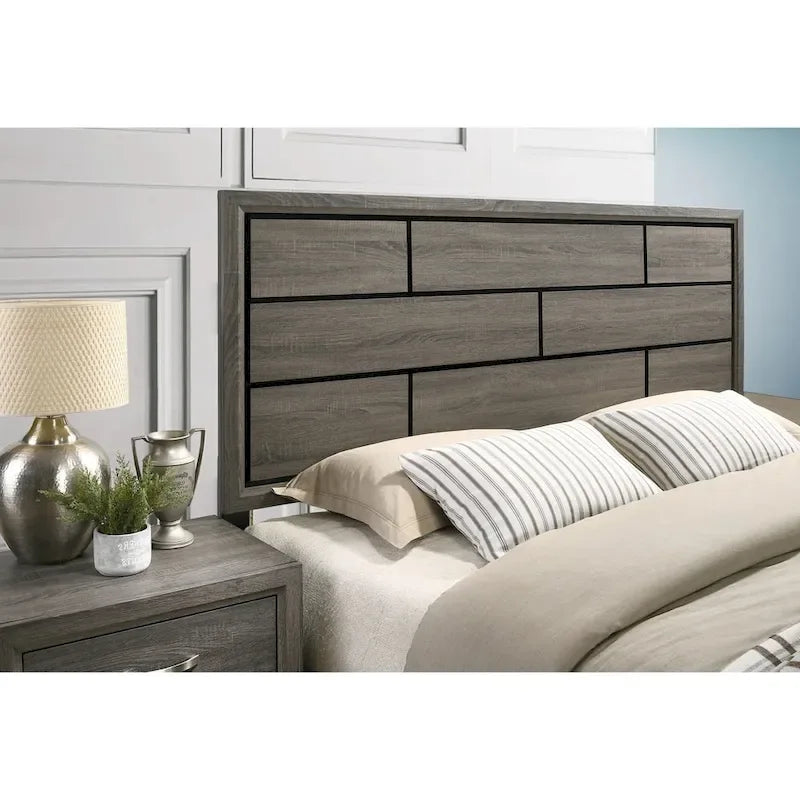 Ensemble de chambre à coucher 5 pièces contemporain Stout Panel de Roundhill Furniture