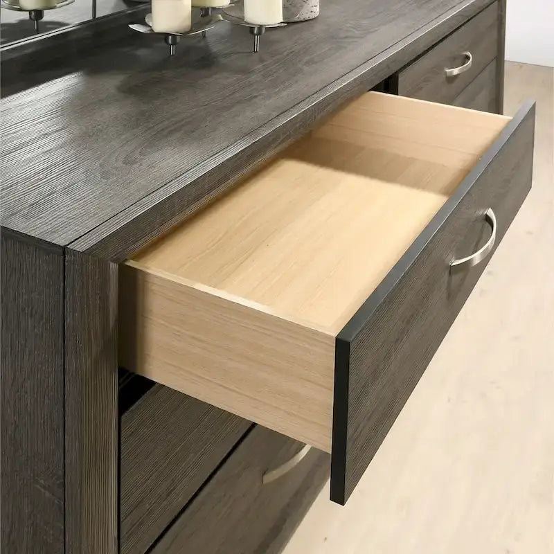 Ensemble de chambre à coucher 5 pièces contemporain Stout Panel de Roundhill Furniture