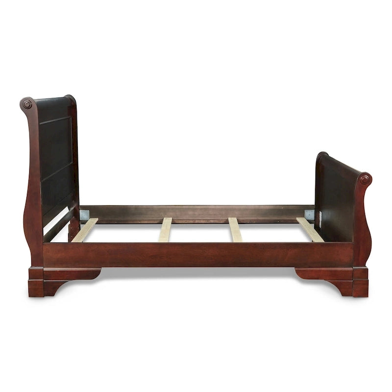 Lit traîneau Rodgers Bordeaux, New Classic Furniture