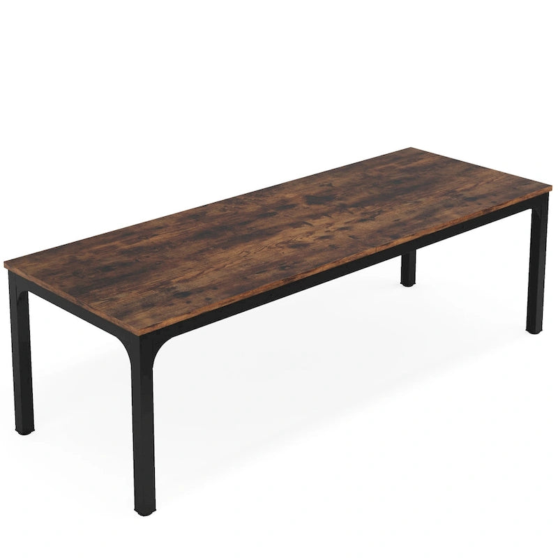 Bureau d'ordinateur extra-long de 200 cm pour 2 personnes