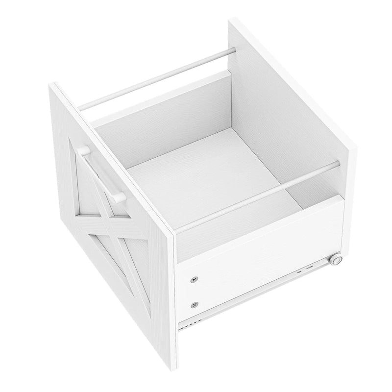Bureau de jeu en L Moasis de 59 pouces avec support d'écran